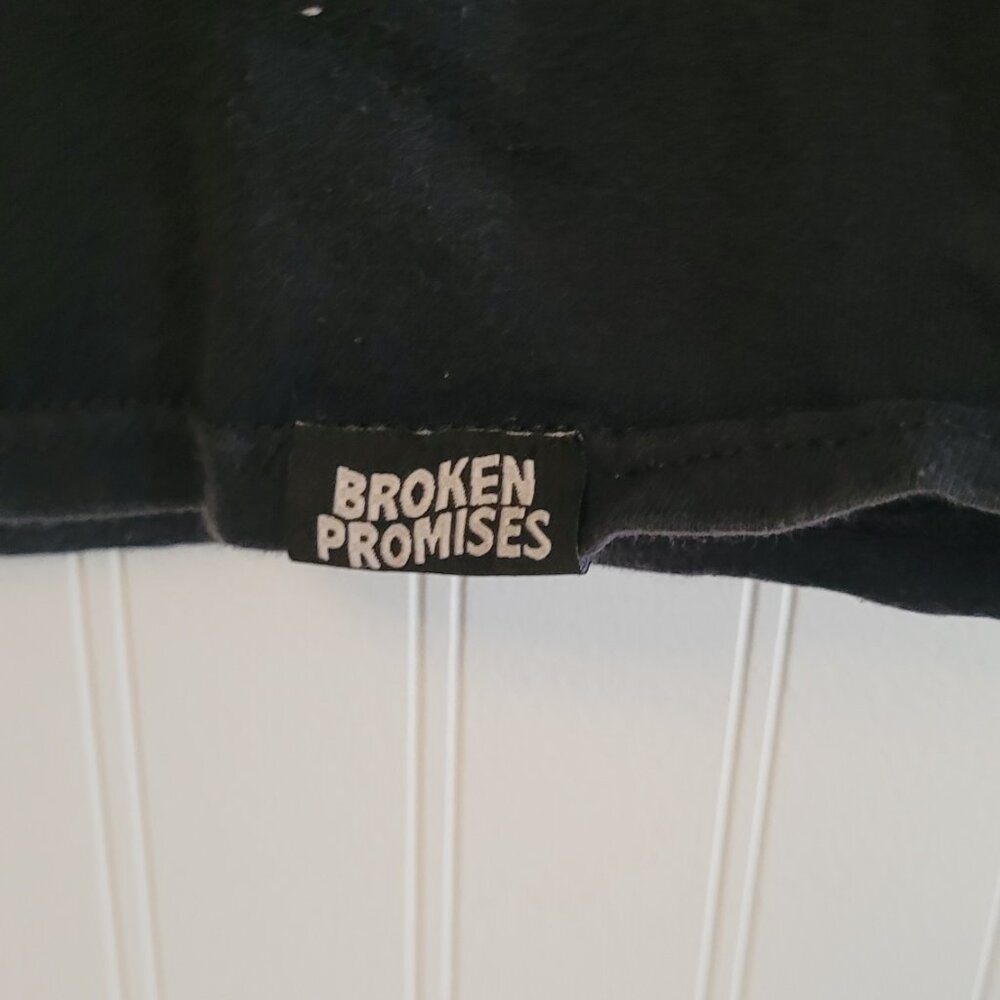 Broken Promises "My Friends Have Become My Demons" Skeleton Graphic Tee - M - Picture 3 of 7